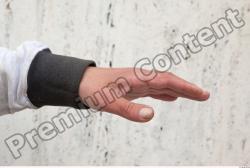 Hand Man White Casual Average